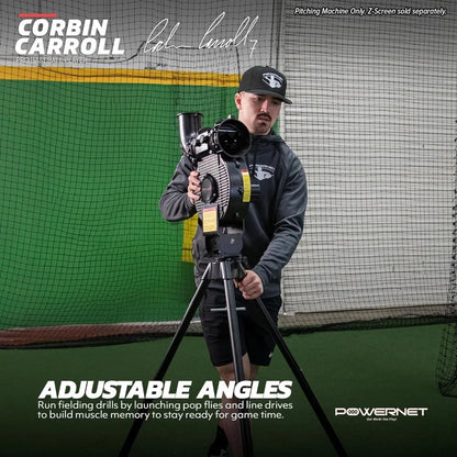 Variable Speed Baseball and Softball Pitching Machine