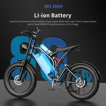 Fat Tire Electric Mountain Bike