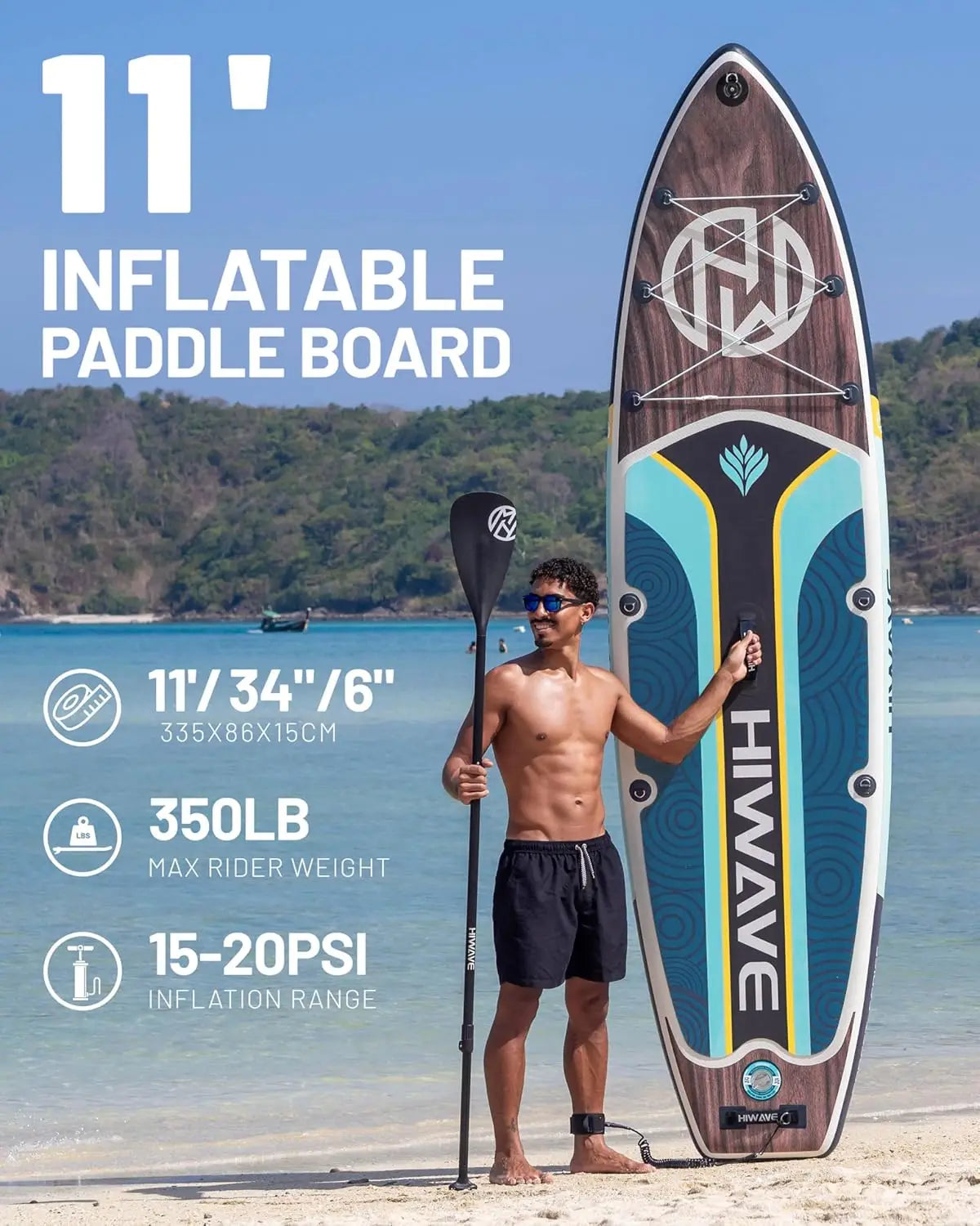 Adjustable Inflatable Stand Up Paddle Board