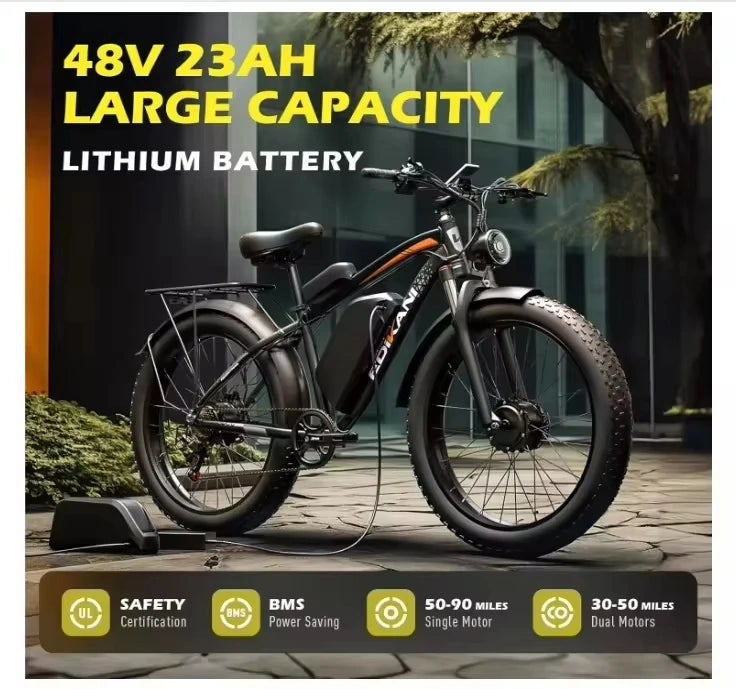 All Terrain Dual Motor Electric Bike