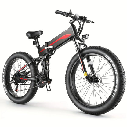 Fat Tire Ebike with 500W Brushless Motor