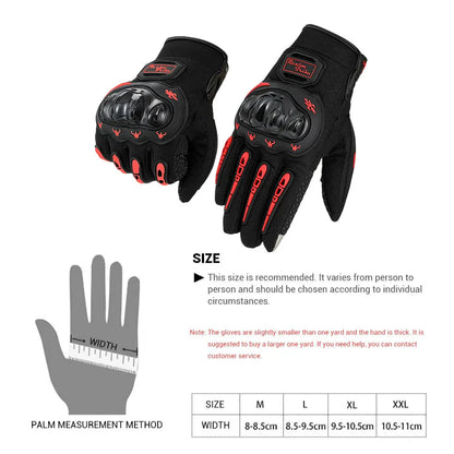 Anti-slip Touch Screen Waterproof Motorcycle Gloves