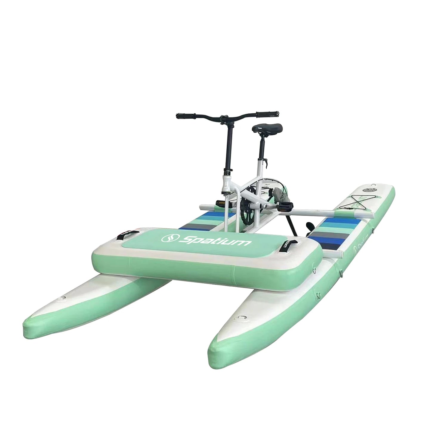 Inflatable Floating Bike Pedal Bicycle Boat