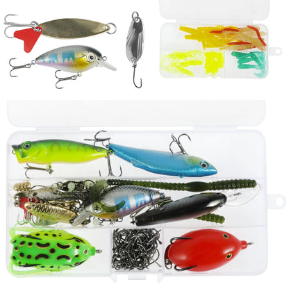 Soft and Hard Mixed Swim Bait Set