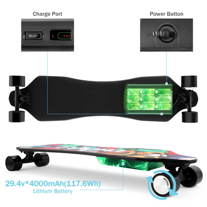 350W Remote Control Electric Skateboard