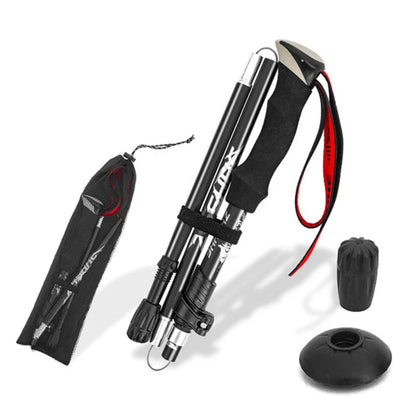 Lightweight Collapsible Five-fold Trekking Pole