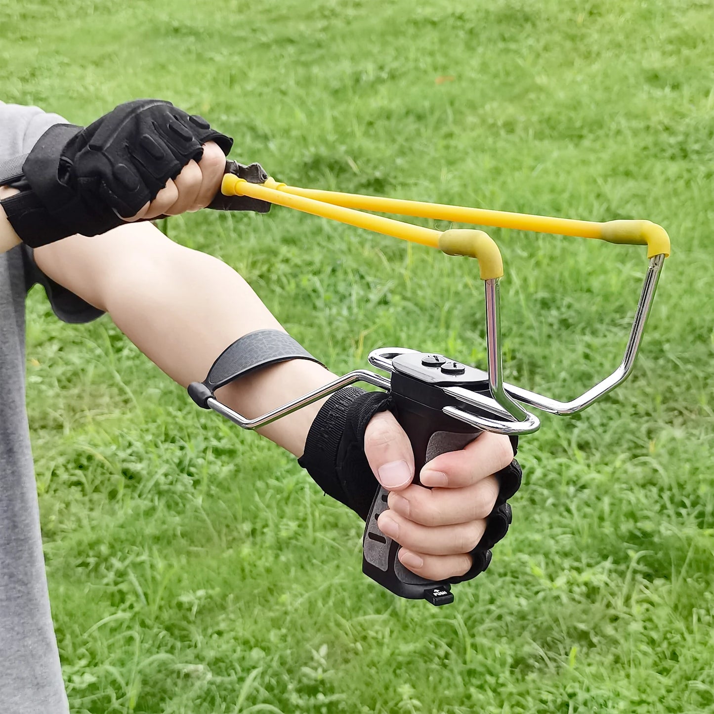 Folding Rubberized Slingshot For Teens & Adults