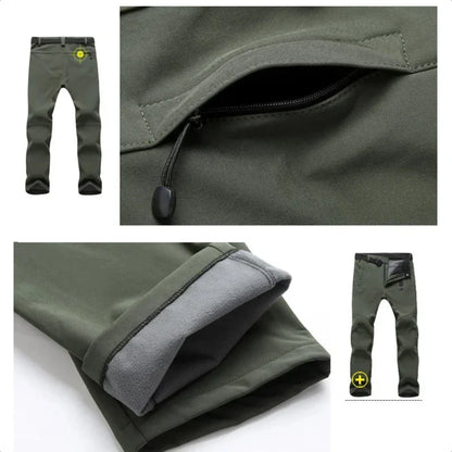 Men's Water Resistant Windproof  Hiking Pants