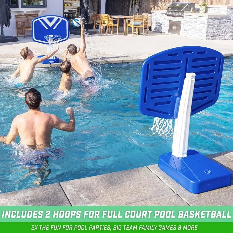 Pool Basketball & Volleyball Game Set