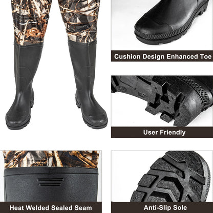 Men's Waterproof Fishing Waders with Boots