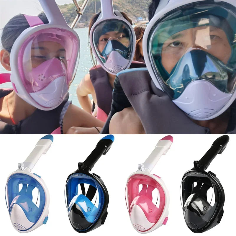 Anti-Fog Full Face Snorkeling Mask