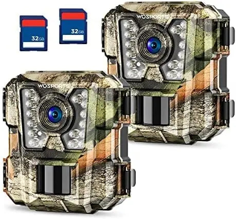 Waterproof 1080P Mini Trail Camera 2 Pack