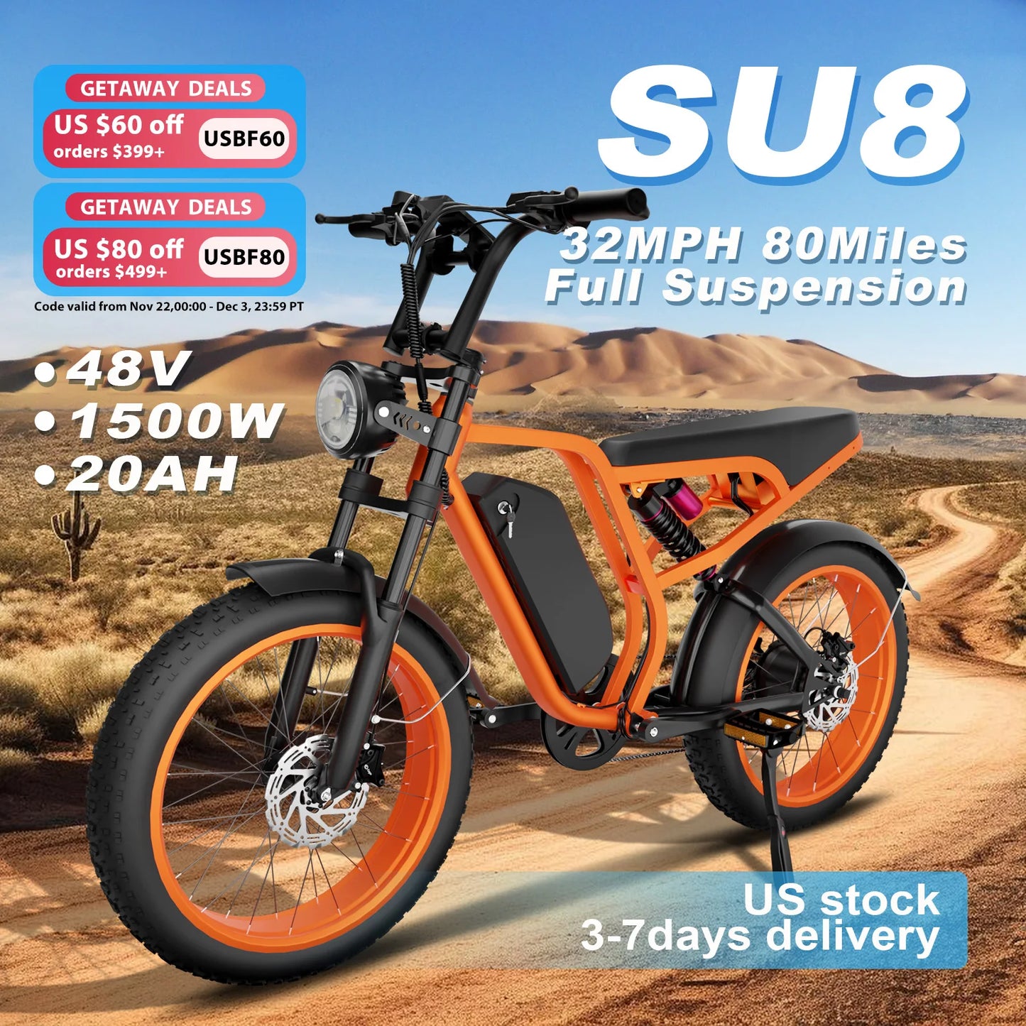 Electric Bike1500W Motor