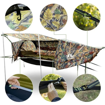 Lightweight Portable Hammock Tent with Mosquito Net