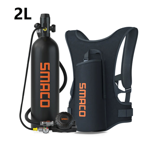 Portable 2L Mini Oxygen Tank Snorkeling Set