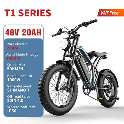 Fat Tire Electric Mountain Bike