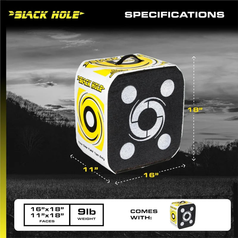 Portable Black Hole Archery Target