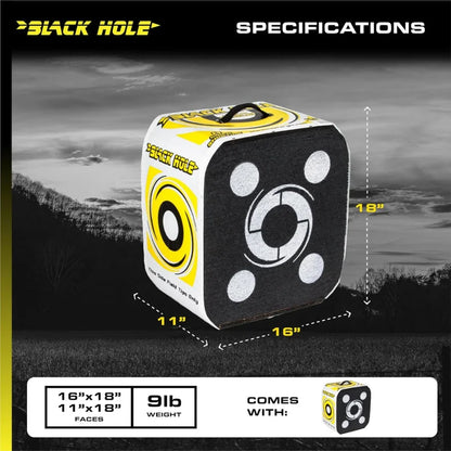 Portable Black Hole Archery Target