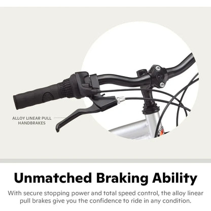 Aluminum and Steel Frame Mountain Bike