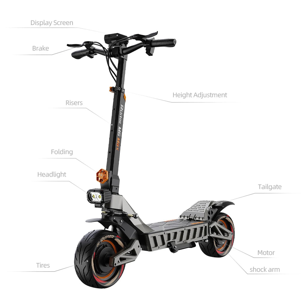 Foldable Electric Dual Motor Scooter