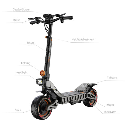 Foldable Electric Dual Motor Scooter