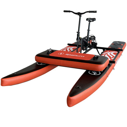 Inflatable Floating Bike Pedal Bicycle Boat