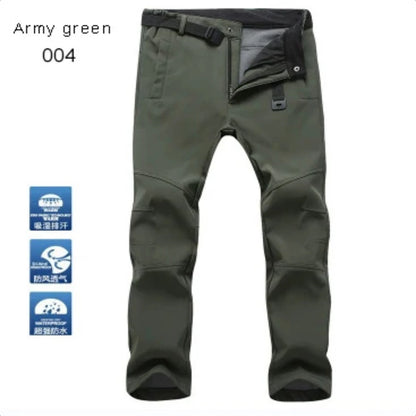 Men's Water Resistant Windproof  Hiking Pants