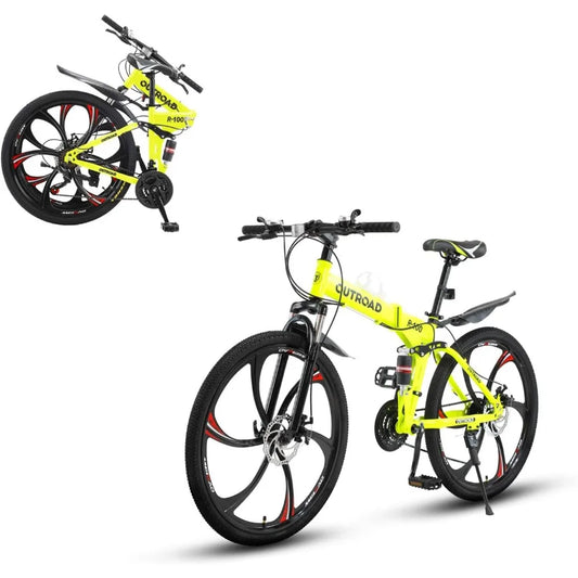 Folding 21-Speed Mountain Bike