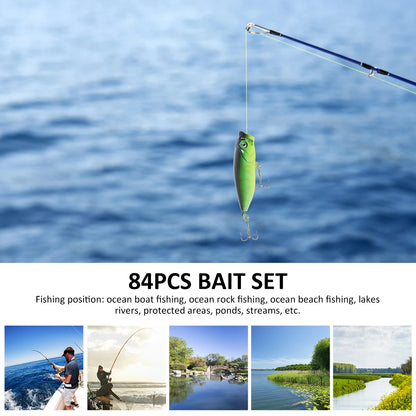 Soft and Hard Mixed Swim Bait Set
