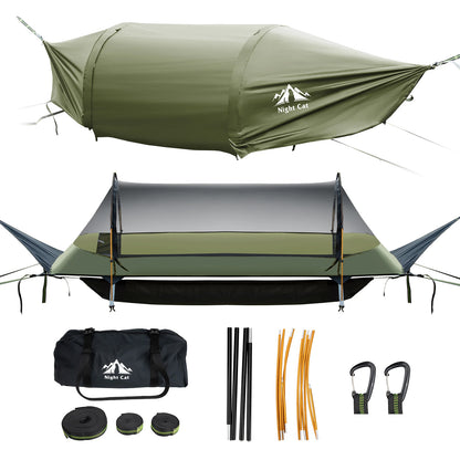 Portable Lightweight Mosquito Hammock with Tree Straps