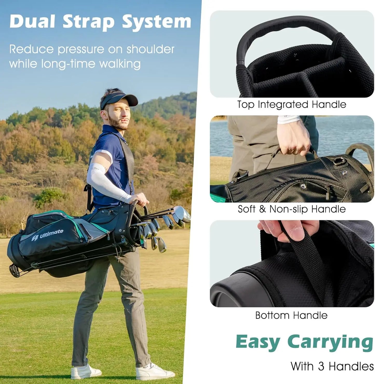 12 Piece Men’s Complete Golf Club Set
