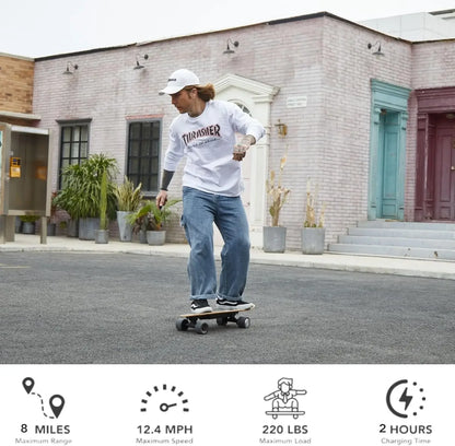 Electric Skateboard with Carry Handle