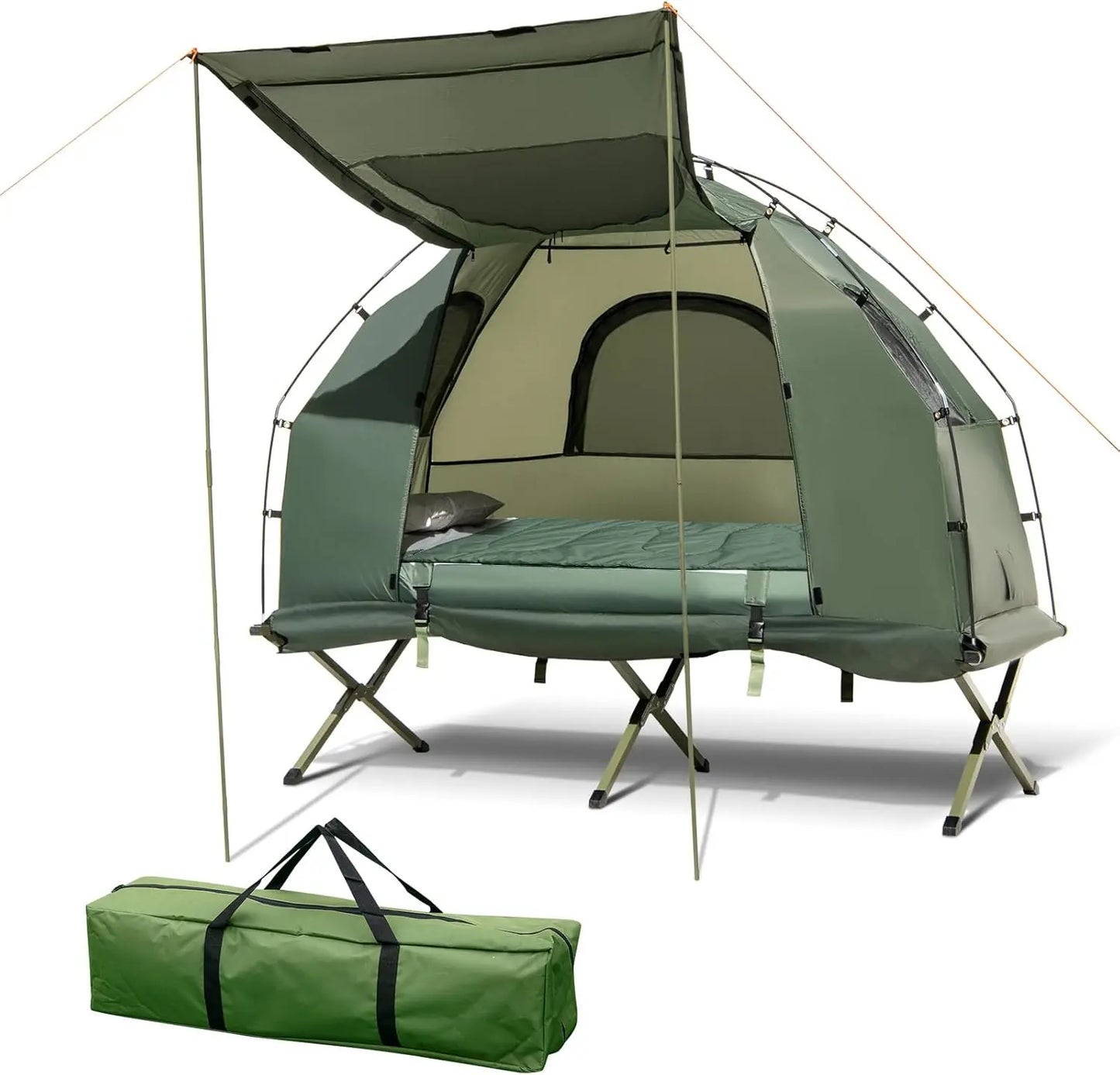 Elevated Tent With Sleeping & Carry Bag