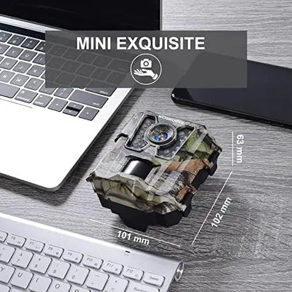 Waterproof 1080P Mini Trail Camera 2 Pack