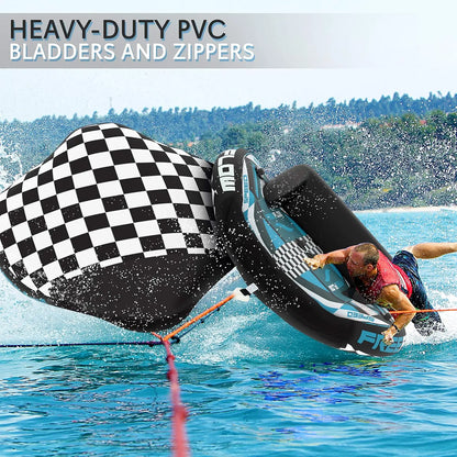 Heavy-Duty Inflatable Towable Tube for Watersports