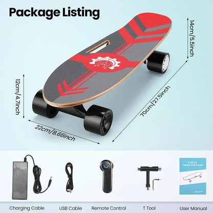 Electric Skateboard with Carry Handle