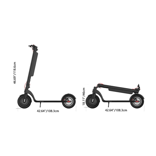 Folding Electric Scooter With Lights