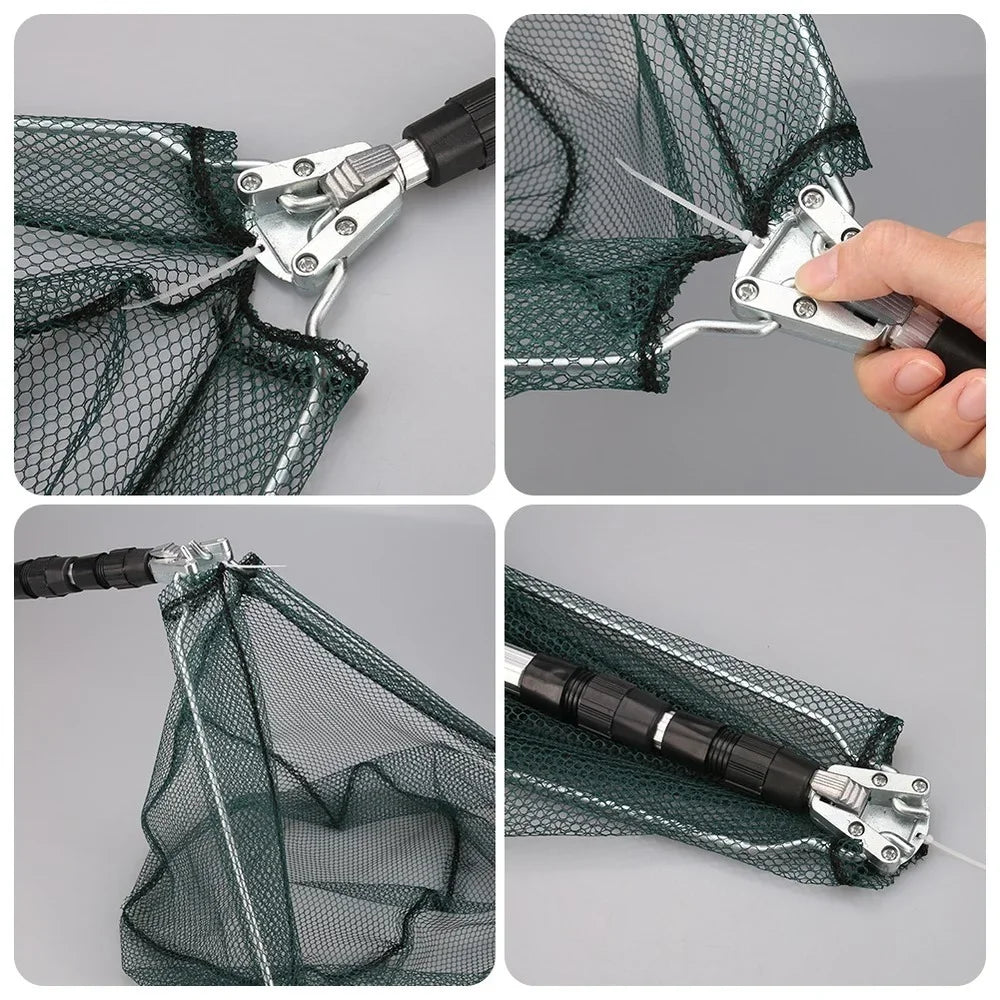 Folding Fishing Pole Net For Fly Fishing