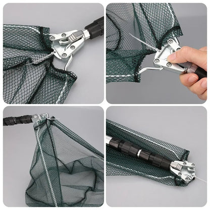 Folding Fishing Pole Net For Fly Fishing