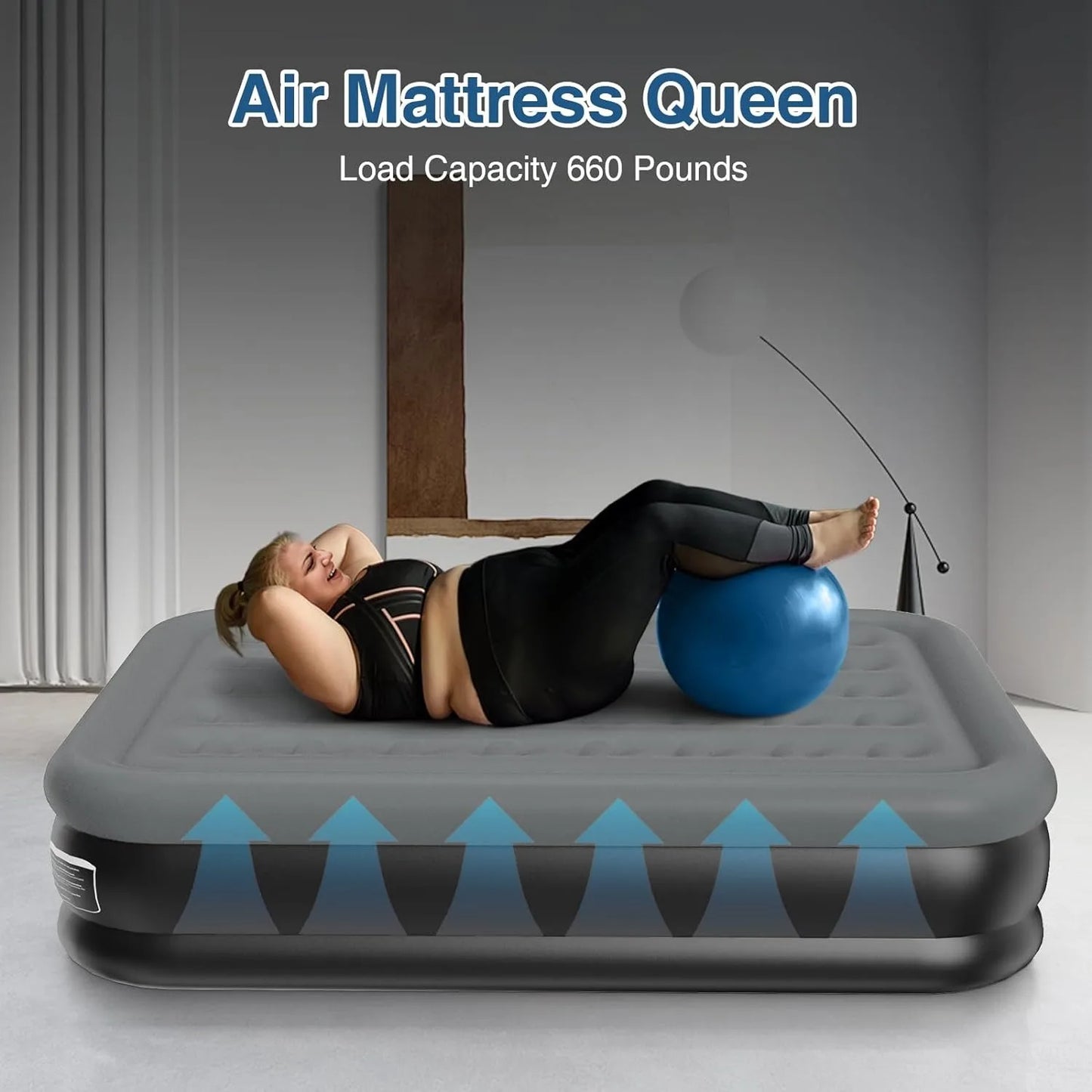Queen Air Mattress with Built in Pump