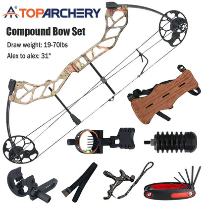 19-70LBS Archery Compound Bow Set