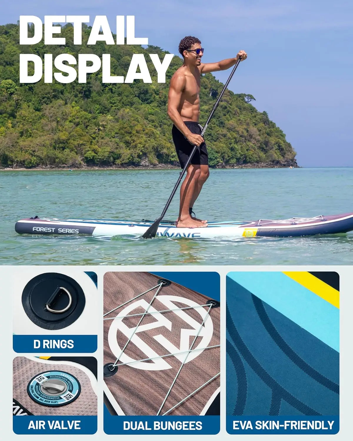 Adjustable Inflatable Stand Up Paddle Board