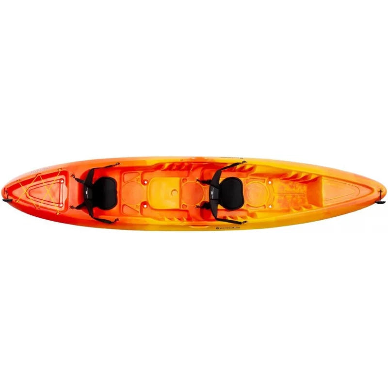 Kayak for Two with Storage Tie Downs