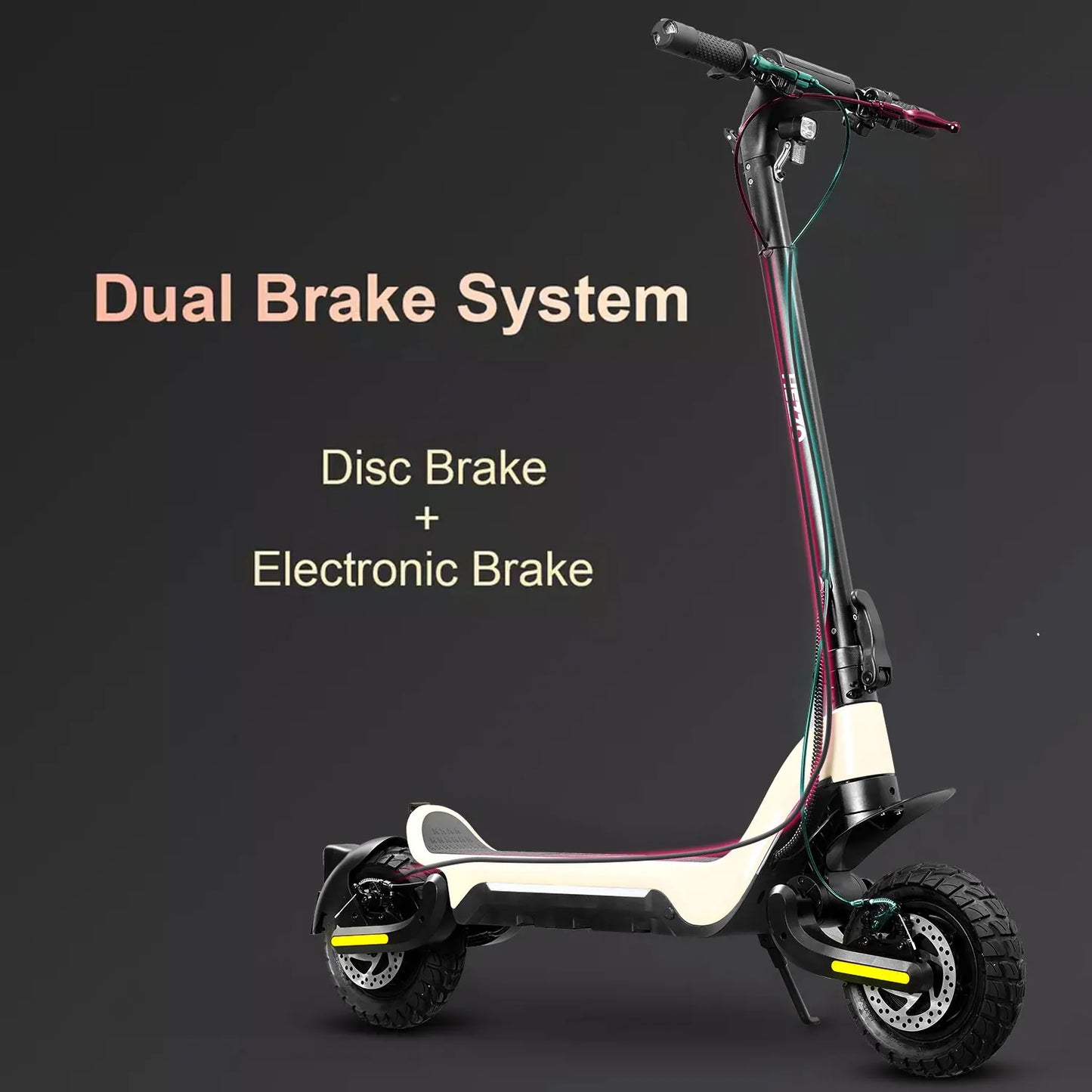 Powerful Off Road 1600W Folding Electric Scooter