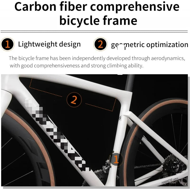 Lightweight Carbon Road Racing Bike