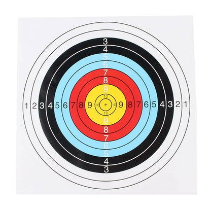 10 40x40cm Practice Archery Paper Targets