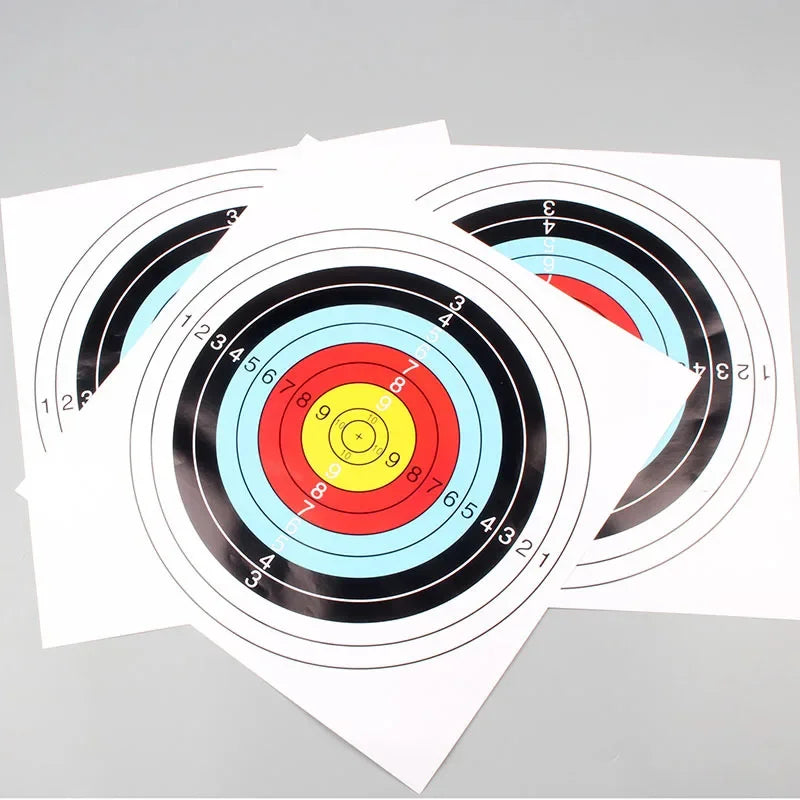 10 40x40cm Practice Archery Paper Targets