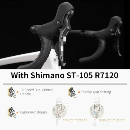 Lightweight Carbon Road Racing Bike