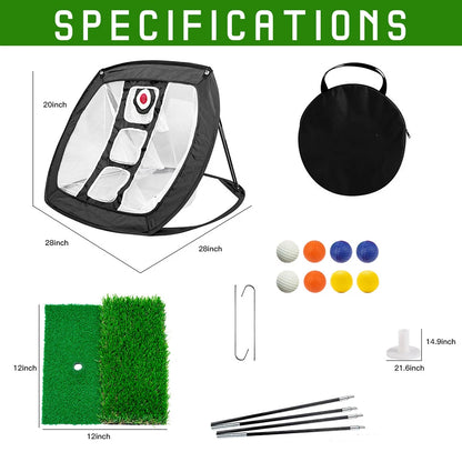 Folding Golf Chipping Net Set