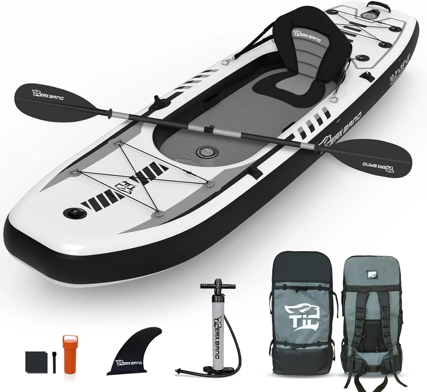 Inflatable Kayak with Detachable Seat